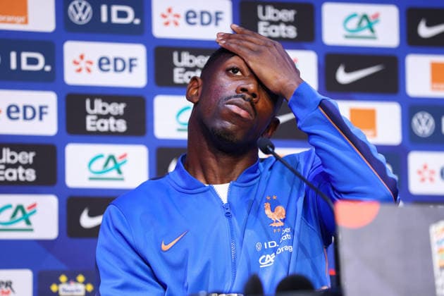 October 1, 2026, Saint-Denis, Ile-De-France, France: OUSMANE DEMBELE of France during the press conference, PK, Pressekonferenz a day ahead of the UEFA Nations League 2026 27 groupe stage matchday 3 of 6 between FRANCE and ITALY at the Stade de France in Saint-Denis, France. Saint-Denis France - ZUMAc179 20261001_zep_c179_003 Copyright: xMickaelxChavetx