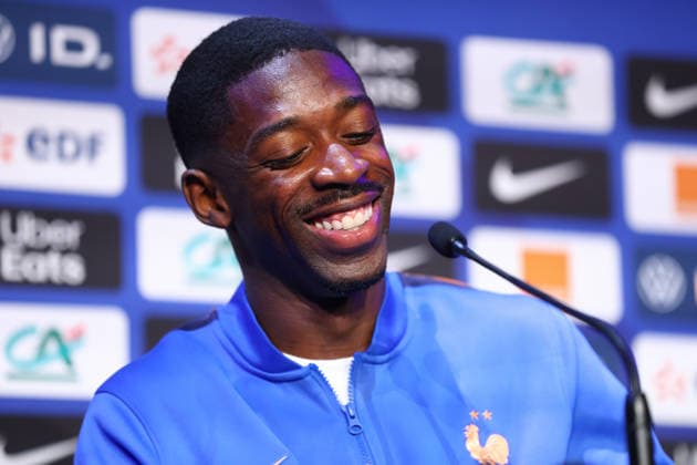 October 1, 2026, Saint-Denis, Ile-De-France, France: OUSMANE DEMBELE of France during the press conference, PK, Pressekonferenz a day ahead of the UEFA Nations League 2026 27 groupe stage matchday 3 of 6 between FRANCE and ITALY at the Stade de France in Saint-Denis, France. Soccer 2026: Nations League: France : Italy  - ZUMAc179 20261001_zep_c179_009 Copyright: xMickaelxChavetx