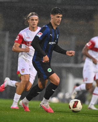 October 1, 2026 Soccer Season 2026–2027 Exhibition Match Friendly Match Preseason Match VfB Stuttgart SpVgg Greuther Fürth Kleeblatt Sports Photo Zink xwoxzix Regulations prohibit any use of photographs as image sequences and or quasi-video; for editorial use only. Krisztian Keresztes 29, SpVgg Greuther Fürth