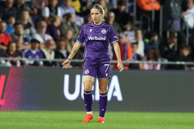 FK Austria Wien v FC Internazionale Milano - UEFA Women s Champions League 26 27 MD2 Haley Bugeja of FC Internazionale Milano reacts during the UEFA Women s Champions League Matchday 2 match between FK Austria Wien and FC Internazionale Milano at Franz-Horr-Stadion on October 1, 2026 in Vienna, Austria. Vienna Franz-Horr-Stadion Austria Copyright: xYigitxOerme PSxImagesxYigitxOerme PSxImagesx