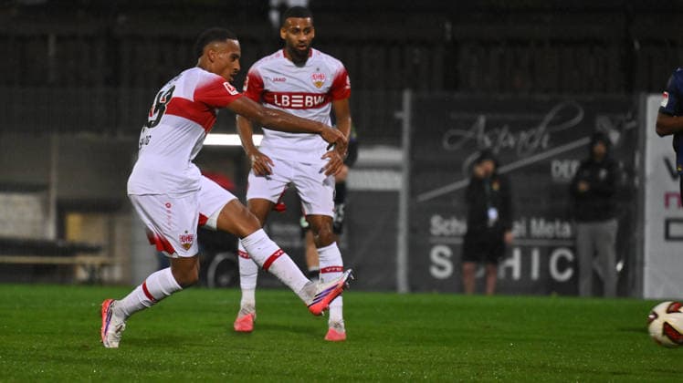 October 1, 2026 Soccer Season 2026–2027 Exhibition Match Friendly Match Preseason Match VfB Stuttgart SpVgg Greuther Fürth Kleeblatt Sports Photo Zink xwoxzix Regulations prohibit any use of photographs as image sequences and or quasi-video; for editorial use only. Jamie Leweling 18, VfB Stuttgart