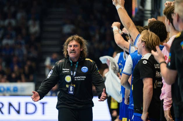Sebastian Hinze, ThSV Eisenach, Coach (GER), ThSV Eisenach vs. TVB Stuttgart, Opel Handball Bundesliga 1, Handball, Matchday 7, 2026–2027 Season, 7:00 p.m., October 1, 2026, GER, ThSV Eisenach vs. TVB Stuttgart, 1st Opel Handball Bundesliga, Handball, Matchday 7, 2026–2027 season, 7:00 p.m., October 1, 2026, Eisenach Copyright: xMartinxHerbstx