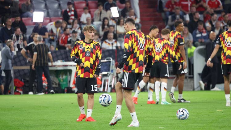 October 1, 2026, xrekx, Soccer UEFA Nations League, Germany vs. Serbia, Lennart Karl, Germany, Munich