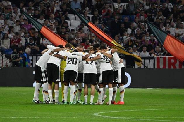 October 1, 2026, xsltx, Soccer: UEFA Nations League, Germany vs. Serbia – Team photo before the game in Munich