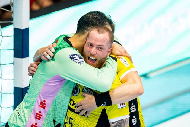 October 1, 2026, GER, Handball, Men, Season 26–27, Opel 1st Division, Matchday 7, ThSV Eisenach vs. TVB Stuttgart: TVB Stuttgart wins the away game in Eisenach 28–33 at the 99817 Werner Assmann Hall in Eisenach, Thuringia, Germany