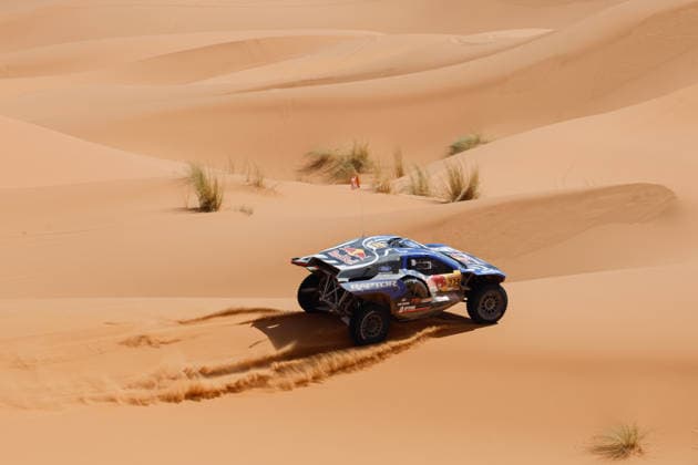 W2RC - RALLYE DU MAROC 2026 225 SAINZ Carlos (esp), OLIVERAS Daniel (esp), Ford Raptor, Ford Racing, FIA W2RC, ULT T1+, action, during the Stage 3 of the Rallye du Maroc 2026, 4th round of the 2026 WR2C Championship from October 1, 2026 around Zagora, Morocco - AgadirMorocco  Copyright: xFREDERICxLExFLOCxHx