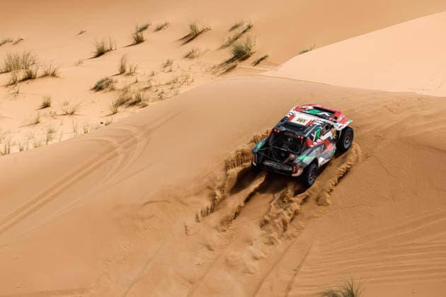 W2RC - RALLYE DU MAROC 2026 201 AL RAJHI Yazeed (ksa), ZENZ Dennis (ger), Toyota Hilux GR, Overdrive Racing, FIA W2RC, ULT T1+, action, during the Stage 3 of the Rallye du Maroc 2026, 4th round of the 2026 WR2C Championship from October 1, 2026 around Zagora, Morocco - AgadirMorocco  Copyright: xFREDERICxLExFLOCxHx