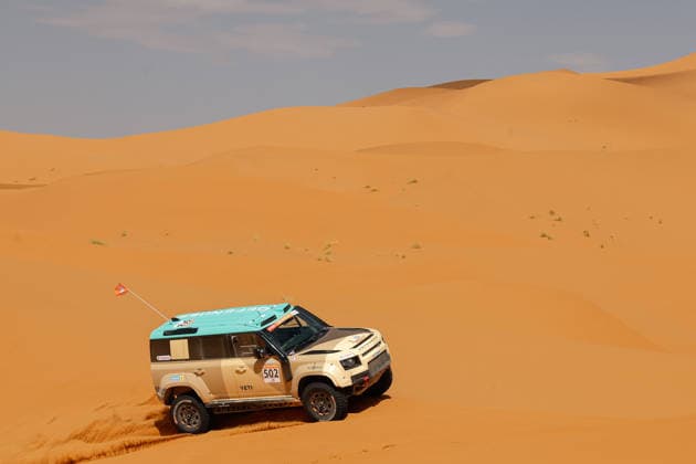 W2RC - RALLYE DU MAROC 2026 502 BACIUSKA Rokas (ltu), VIDAL Oriol (esp), Defender Dakar D7X-R, Defender Rally, FIA W2RC, STK STK, action, during the Stage 3 of the Rallye du Maroc 2026, 4th round of the 2026 WR2C Championship from October 1, 2026 around Zagora, Morocco - AgadirMorocco  Copyright: xFREDERICxLExFLOCxHx