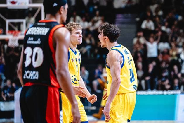 easycredit BBL Basketball Bundesliga 2026–2027 Make-up Game, Matchday 1: Science City Jena vs. RASTA Vechta on October 1, 2026—a truly emotional game featuring Kristofer Kraus and Raphael Falkenthal, both of the Jena Sparkassen Arena