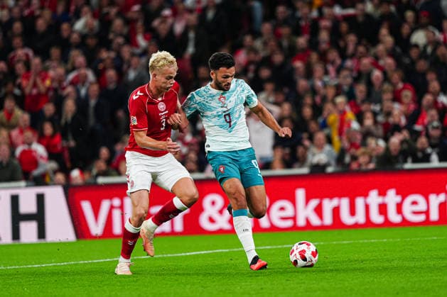 Goal 1-2: Gonçalo Ramos (Portugal), 09 DEN, Denmark vs. Portugal, Soccer, UEFA Nations League A, Group 4, Matchday 03, 2026–2027 Season, October 1, 2026, DEN, Denmark vs. Portugal, Soccer, UEFA Nations League A, Group 4, Matchday 3, 2026–2027 Season, October 1, 2026, Copenhagen Copyright: xEibner-Pressefoto MarcelxvonxFehrnx EP_MFN