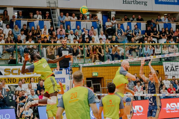 VOLLEYBALL - Coppa Pallavolo Senza Confini HARTBERG,AUSTRIA,01.OCT.26 - VOLLEYBALL - Coppa Pallavolo Senza Confini, TSV Hartberg vs Verona Volley. Image shows Noumory Keita (Verona).  GEPAxpictures xRomanxKoenigshofer