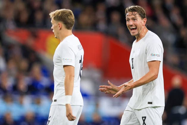 Wales v Denmark UEFA Nations League Sander Berge Of Norway during the UEFA Nations League Group D match at the Cardiff City Stadium, Cardiff 01 10 2026 UK Newspapers OUT Copyright: xGeraintxNicholasx FIL-24019-0038