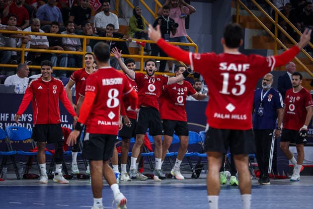 Zamalek V Al Ahly - 19th IHF Men s Club World Championship, WM, Weltmeisterschaft 2026 - Bronze Medal Match Omar Sami of Al Ahly plays during the 19th IHF Men s Club World Championship 2026 bronze medal match between Zamalek and Al Ahly at the New Administrative Capital Covered Hall on October 1, 2026. New Cairo -New Capital Egypt  Copyright: xAymanxArefx originalFilename:aref-notitle261001_npU33.jpg