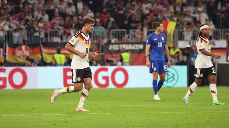 October 1, 2026, xrekx, Soccer, UEFA Nations League, Germany vs. Serbia, featuring Serge Gnabry, Germany, Munich