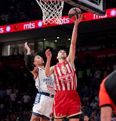 Crvena Zvezda v Efes, Euroleague, season 2026 2027, round 3 Belgrade, Serbia. 1th Oct, 2026. Crvena Zvezda s Ognjen Dobric during Euroleague basketball match between Crvena Zvezda (Red Star) and Anadolu Efes Istanbul on October 1. 2026. in Belgrade, Serbia. Belgrade Serbia Copyright: xPedjaxMilosavljevic STARSPORTx x2026x