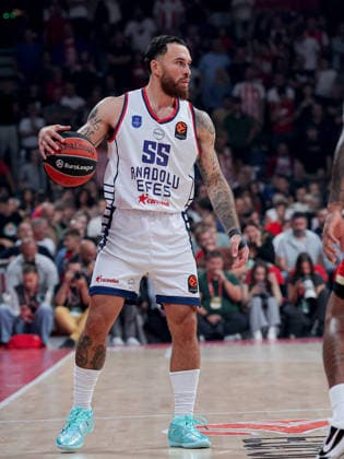 Crvena Zvezda v Efes, Euroleague, season 2026 2027, round 3 Belgrade, Serbia. 1th Oct, 2026.Anadolu Efes Mike James during Euroleague basketball match between Crvena Zvezda (Red Star) and Anadolu Efes Istanbul on October 1. 2026. in Belgrade, Serbia. Belgrade Serbia Copyright: xPedjaxMilosavljevic STARSPORTx x2026x