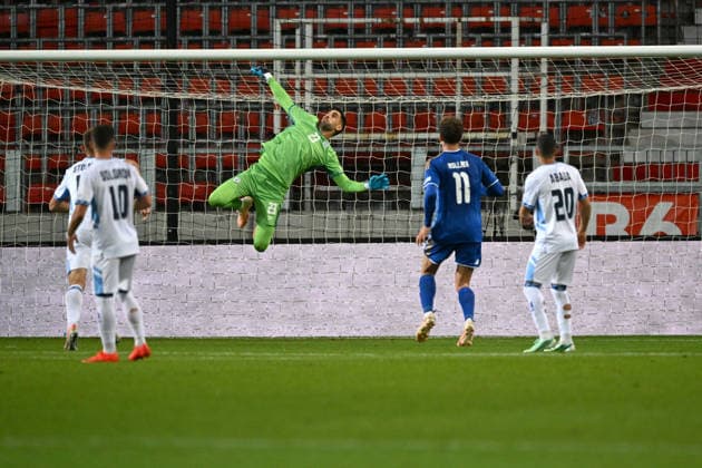 SOCCER - UEFA Nations League - Israel vs. Kosovo Photo by IPA ABACAPRESS.COM89190106 - Assaf Tzur (Israel) during the Nations League, Matchday 3, League B Group B3, between Israel and Kosovo on October 1, 2026, at Nagyerdei Stadium in Debrecen, Hungary Haifa Israel  Copyright: xIPAxSport ABACAx
