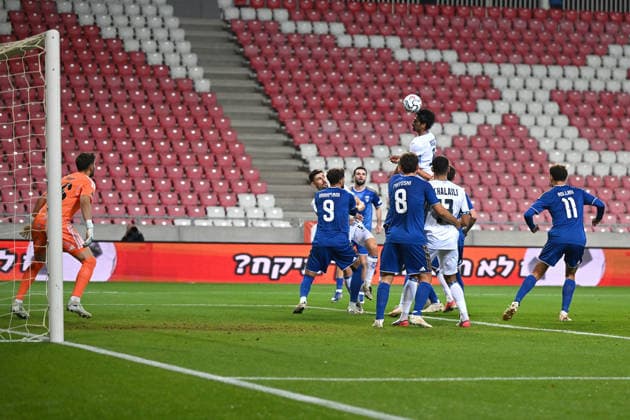 SOCCER - UEFA Nations League - Israel vs. Kosovo Photo by IPA ABACAPRESS.COM89190104 - Dor Peretz (Israel) during the Nations League phase, Matchday 3, League B Group B3, between Israel and Kosovo on October 1, 2026, at Nagyerdei Stadium in Debrecen, Hungary Haifa Israel  Copyright: xIPAxSport ABACAx