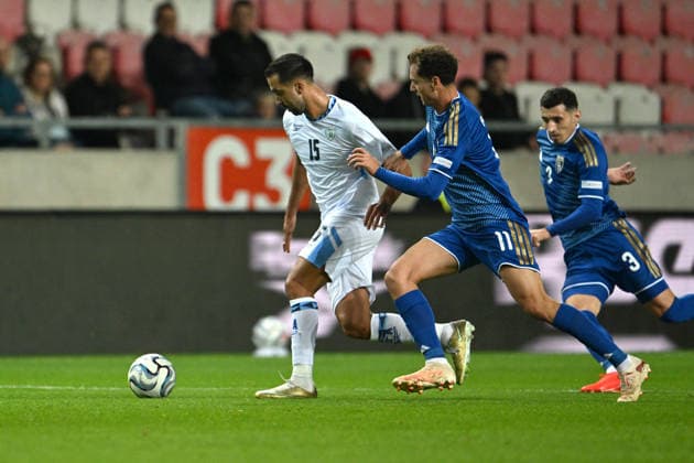 SOCCER - UEFA Nations League - Israel vs. Kosovo Photo by IPA ABACAPRESS.COM89190102 - Eliel Peretz (Israel) during the Nations League, Matchday 3, League B Group B3, between Israel and Kosovo on October 1, 2026, at Nagyerdei Stadium in Debrecen, Hungary Haifa Israel  Copyright: xIPAxSport ABACAx