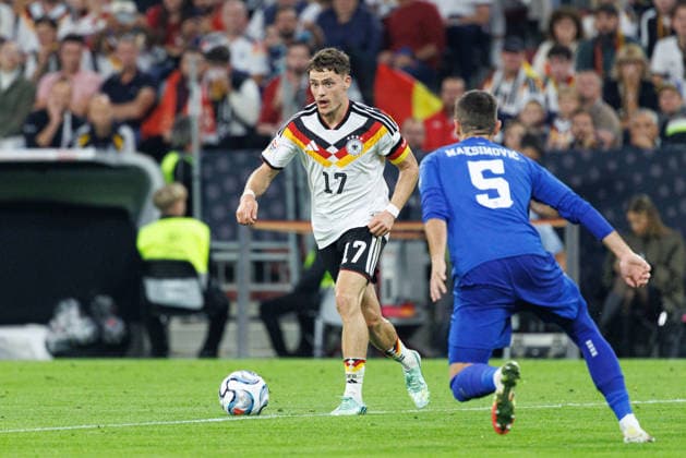 Florian Wirtz, 17, Germany, during the match between Germany and Serbia, soccer, men s, UEFA Nations League, 2026–2027, Matchday 3 on October 1, 2026, in Munich, Allianz Arena, Bavaria, Germany