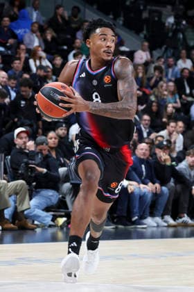BASKET BALL : Paris Basket Vs Zalgiris Kaunas - Euroligue - 01 10 2026 Jared Rhoden (Paris) ParisFrance  Copyright: xMichaelxBaucherx