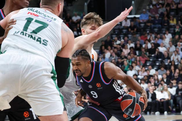 BASKET BALL : Paris Basket Vs Zalgiris Kaunas - Euroligue - 01 10 2026 Tyson Etienne (Paris) ParisFrance  Copyright: xMichaelxBaucherx