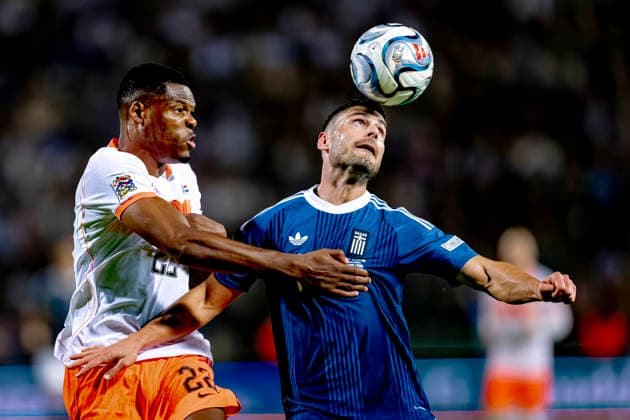 THESSALONIKI f22 during the UEFA Nations League match between Greece and the Netherlands at Toumba Stadium on October 1, 2026, in Thessaloniki, Greece. Photo by DeFodi Images