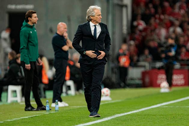 Jorge Jesus seen during UEFA Nations League Division A game between National Teams of Denmark and Portugal (Ernest Kolodziej Ball Raw Images) Copenhagen Parken Denmark Copyright: xErnestxKolodziejx ernestkolodziej_denmark_portugal_2627_3-10