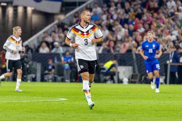 Soccer: UEFA Nations League 2026–2027, Matchday 3: Germany vs. Serbia at Allianz Arena, Munich; Waldemar Anton (Germany); 3 cutouts Copyright: xMichellexLukax