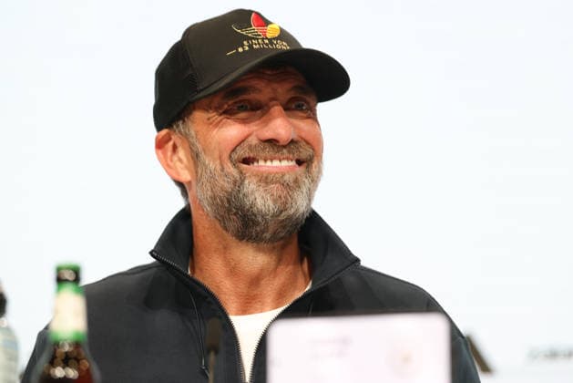 Jürgen Klopp of Germany, national team coach, laughs during the post-match press conference, GER, Germany vs. Serbia, soccer, UEFA Nations League, Matchday 3, 2026–2027 season, October 1, 2026, GER, Germany vs. Serbia, soccer, UEFA Nations League, Matchday 3, 2026–2027 season, October 1, 2026, Munich Copyright: xEibner-Pressefoto JennixMaulx EP_JML