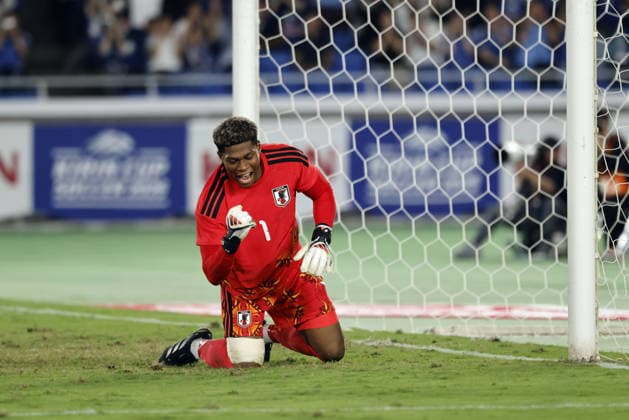 Zion Suzuki (JPN), OCTOBER 1, 2026 Soccer : KIRIN Cup 2026 match between Japan 0-0 (PK 5-4) Ecuador at International Stadium Yokohama, Kanagawa, Japan. Noxthirdxpartyxsales  aflo_352419220 ATSUSHIxTOKUMARUx
