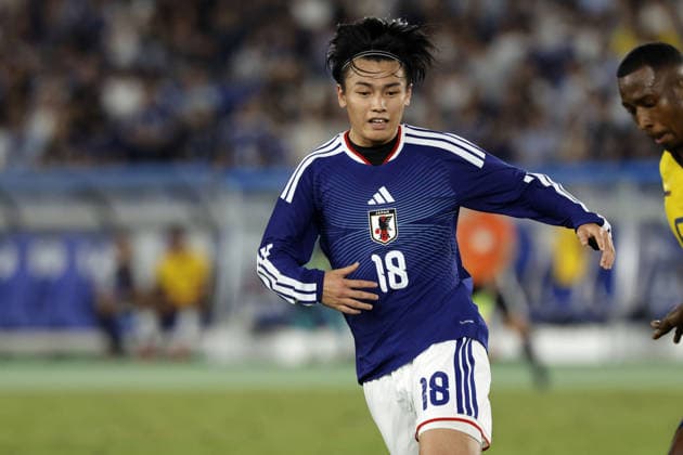 Ayase Ueda (JPN), OCTOBER 1, 2026 Soccer : KIRIN Cup 2026 match between Japan 0-0 (PK 5-4) Ecuador at International Stadium Yokohama, Kanagawa, Japan. Noxthirdxpartyxsales  aflo_352419223 ATSUSHIxTOKUMARUx