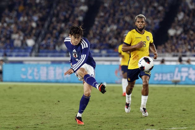 Yuito Suzuki (JPN), OCTOBER 1, 2026 Soccer : KIRIN Cup 2026 match between Japan 0-0 (PK 5-4) Ecuador at International Stadium Yokohama, Kanagawa, Japan. Noxthirdxpartyxsales  aflo_352419229 ATSUSHIxTOKUMARUx