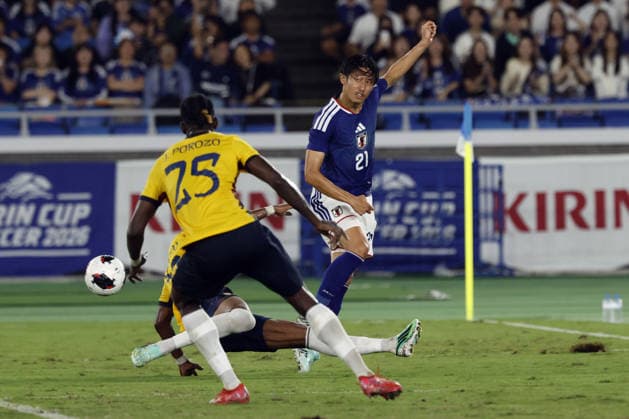 Hiroki Ito (JPN), OCTOBER 1, 2026 Soccer : KIRIN Cup 2026 match between Japan 0-0 (PK 5-4) Ecuador at International Stadium Yokohama, Kanagawa, Japan. Noxthirdxpartyxsales  aflo_352419236 ATSUSHIxTOKUMARUx