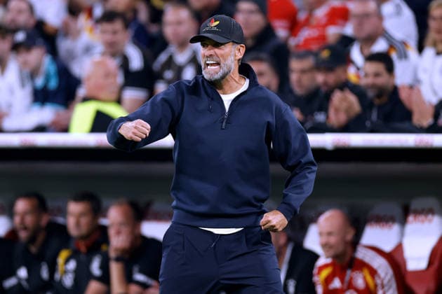 KLOPP, Jürgen, Head Coach of Team Germany, UEFA Nations League, 2026–2027 Season, Match: Germany vs. Serbia, 2–0, October 1, 2026, Munich. DFL regulations prohibit any use of photographs as image sequences and or QUASI VIDEO Copyright: xLacixPerenyix