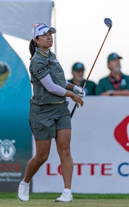 October 1, 2026, Honolulu, Hawaii, USA: 2024 Lotte Championship winner A LIM KIM tees off at the 1st tee on day 1 of the 2026 Lotte Championship at Hoakalei Country Club, Ewa Beach, Hawaii, USA. Honolulu USA - ZUMAm310 20261001_zsp_m310_014 Copyright: xElliotxMilesx