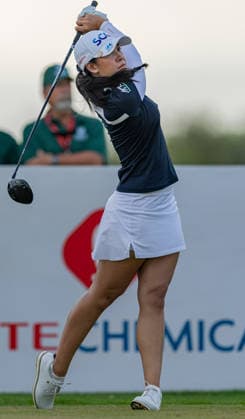 October 1, 2026, Honolulu, Hawaii, USA: PAJAREE ANANNARUKARN tees off at the 1st tee of day 1 of the 2026 Lotte Championship at Hoakalei Country Club, Ewa Beach, Hawaii, USA. Honolulu USA - ZUMAm310 20261001_zsp_m310_015 Copyright: xElliotxMilesx