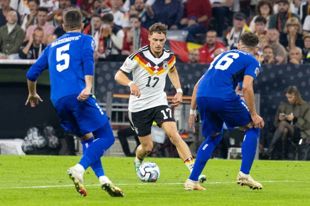 Soccer: UEFA Nations League 2026–2027, Matchday 3: Germany vs. Serbia at Allianz Arena, Munich; Florian Wirtz (Germany), No. 17, on the ball Copyright: xMichellexLukax