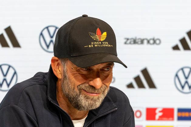 Soccer: UEFA Nations League 2026–2027, Matchday 3: Germany vs. Serbia at the Allianz Arena in Munich. Jürgen Klopp, Germany’s national team coach, at the post-match press conference following the Germany vs. Serbia game. Copyright: xMichellexLukax