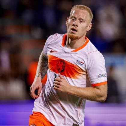 THESSALONIKI , 01-10-2026 , Toumba Stadium , season 2026 2027 , UEFA Nations League football , match between Greece and The Netherlands. picture shows Netherlands player Mexx Meerdink Greece - Netherlands  x207802474x Copyright: