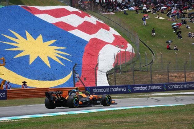 October 2, 2026, Sepang International Circuit, Kuala Lumpur, 2026 Formula 1 Gulf Air Bahrain Grand Prix, Lando Norris (GBR), McLaren Mastercard F1 Team. Photo by Hasan Bratic, DeFodi Images