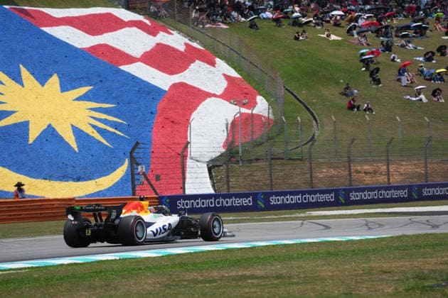 October 2, 2026, Sepang International Circuit, Kuala Lumpur, 2026 Formula 1 Gulf Air Bahrain Grand Prix, Arvid Lindblad (GBR), Visa Cash App Racing Bulls Formula One Team. Photo by Hasan Bratic, DeFodi Images