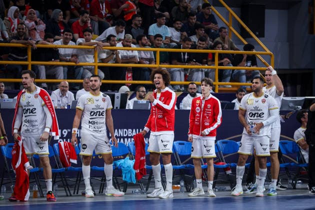Barcelona v Veszprem - 19th IHF Men s Club World Championship, WM, Weltmeisterschaft 2026 - Final Ali Zeinelabedin Ali Ismail Mohamed, known as Ali Zein, of Veszprem, during the final match of the 19th IHF Men s Club World Championship 2026 between Barcelona and Veszprem at the New Administrative Capital Covered Hall on October 1, 2026. New Cairo -New Capital Egypt  Copyright: xAymanxArefx originalFilename:aref-notitle261001_npoH6.jpg
