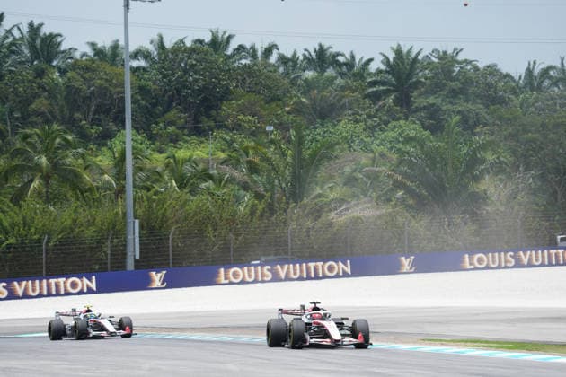 October 2, 2026, Sepang International Circuit, Kuala Lumpur, 2026 Formula 1 Gulf Air Bahrain Grand Prix, Esteban Ocon (FRA), TGR Haas F1 Team, Oliver Bearman (GBR). Photo by Hasan Bratic, DeFodi Images