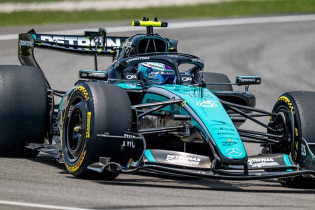 2nd October 2026; Sepang IC, Kuala Lumpur, Malaysia; Formula 1, Bahrain Grand Prix, Free Practice Day; Kimi Antonelli (12) of Italy and Mercedes-AMG PETRONAS Formula One Team DavidxAsh