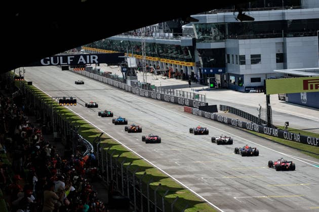 F1 - BAHRAIN GRAND PRIX IN MALAYSIA 2026 Drivers practice the start after the FP1 during the 2026 Formula 1 Bahrain Grand Prix in Malaysia, 16th round of the 2026 Formula One World Championship, WM, Weltmeisterschaft from October 2 to 4, 2026 on the Sepang International Circuit, in Sepang, Malaysia - SepangMalaysia  Copyright: xEricxAlonsox