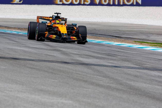 RECORD DATE NOT STATED 2nd October 2026; Sepang IC, Kuala Lumpur, Malaysia; Formula 1, Bahrain Grand Prix, Free Practice Day; Oscar Piastri (81) of Australia and McLaren Mastercard F1 Team during free practice 1 at the Bahrain Grand Prix StephenxBlackberry