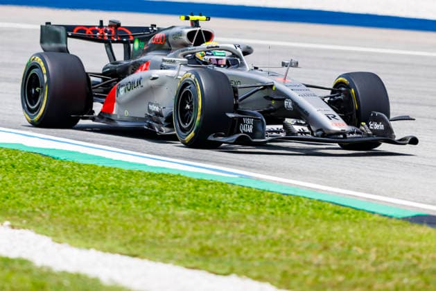 RECORD DATE NOT STATED 2nd October 2026; Sepang IC, Kuala Lumpur, Malaysia; Formula 1, Bahrain Grand Prix, Free Practice Day; Gabriel Bortoleto (5) of Brazil and Audi Revolut F1 Team during free practice 1 at the Bahrain Grand Prix StephenxBlackberry
