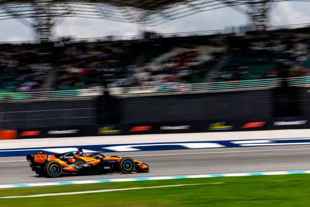 RECORD DATE NOT STATED 2nd October 2026; Sepang IC, Kuala Lumpur, Malaysia; Formula 1, Bahrain Grand Prix, Free Practice Day; Oscar Piastri (81) of Australia and McLaren Mastercard F1 Team during free practice 1 at the Bahrain Grand Prix StephenxBlackberry