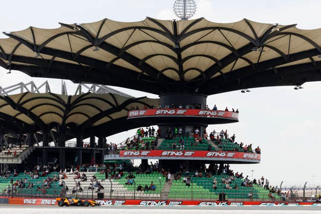 RECORD DATE NOT STATED 2nd October 2026; Sepang IC, Kuala Lumpur, Malaysia; Formula 1, Bahrain Grand Prix, Free Practice Day; Lando Norris (1) of Great Britain and McLaren Mastercard F1 Team during free practice 1 at the Bahrain Grand Prix StephenxBlackberry